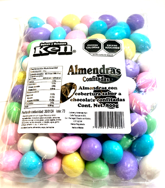 ALMENDRA CONFITADA 10/800 GRS