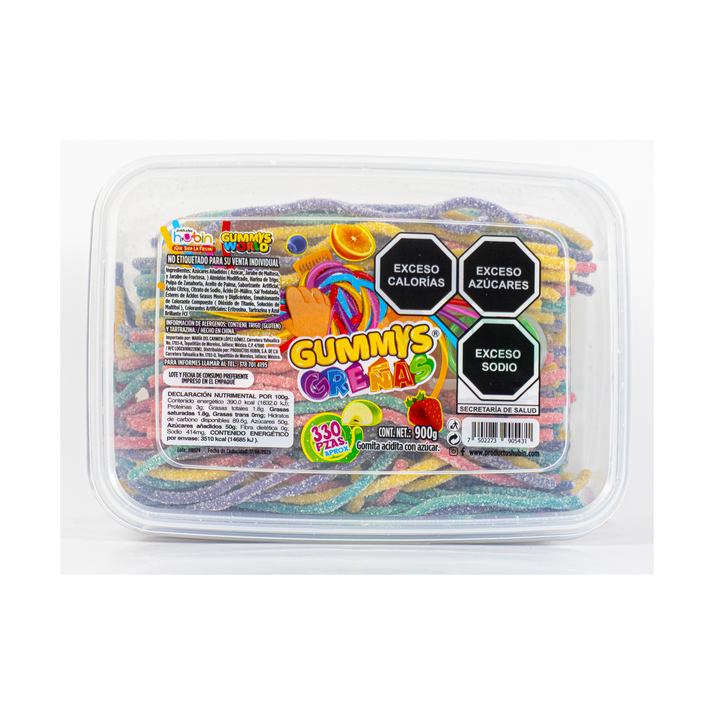 HUBIN GUMMY GRENAS 12/900 GRS baja