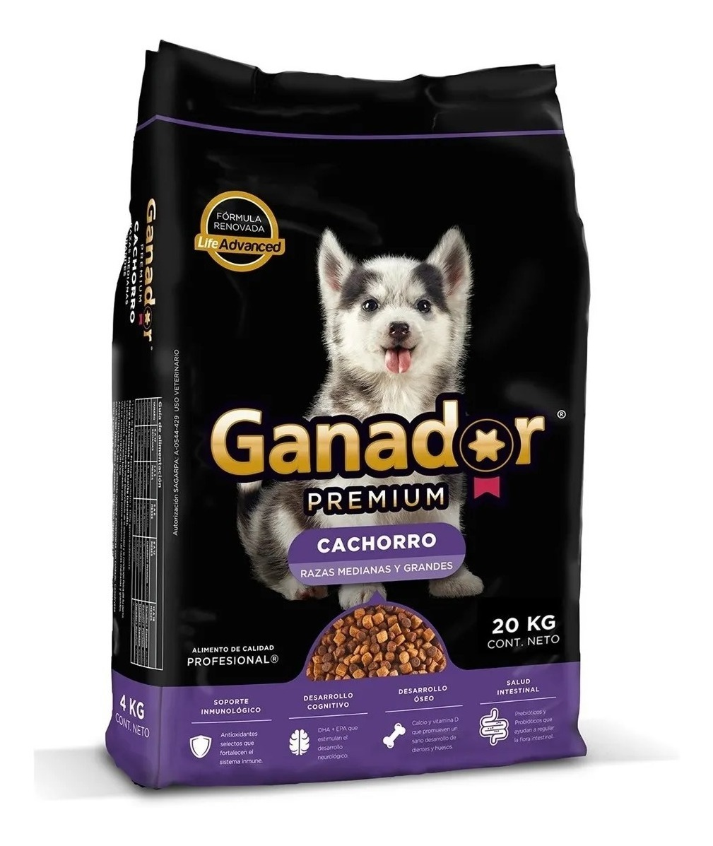 GANADOR PREMIUM CACHORRO R.PEQ 1/20 KG.