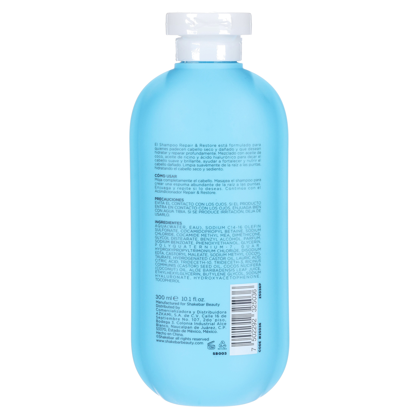 SHAKEBAR SHA.6/300 ML CABELLO DEBILb