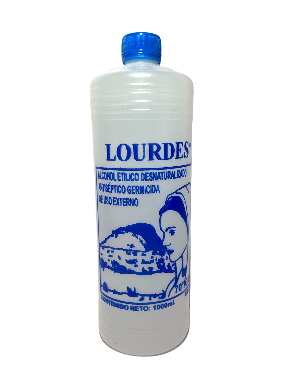 ALCOHOL LOURDES AZUL 12/1 LT
