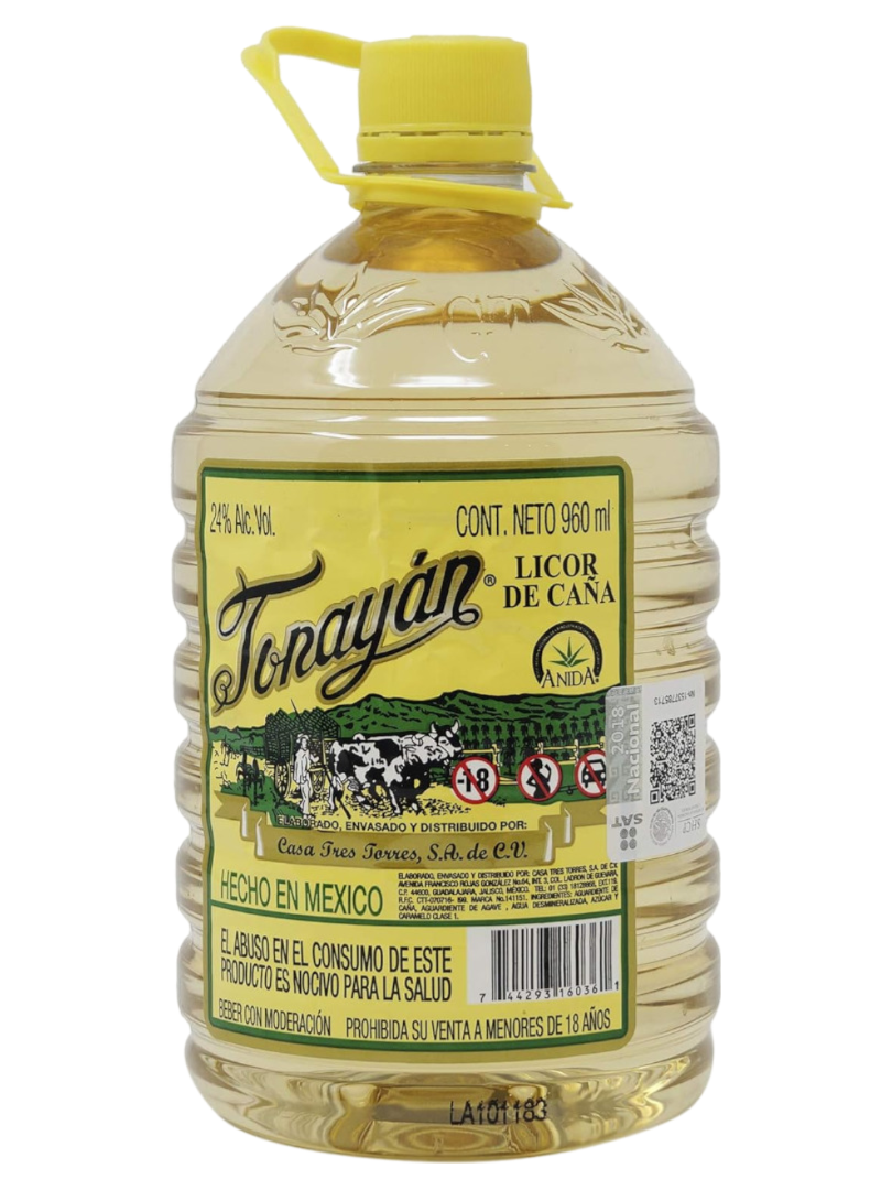 LICOR DE CANA TONAYA 12/960ML