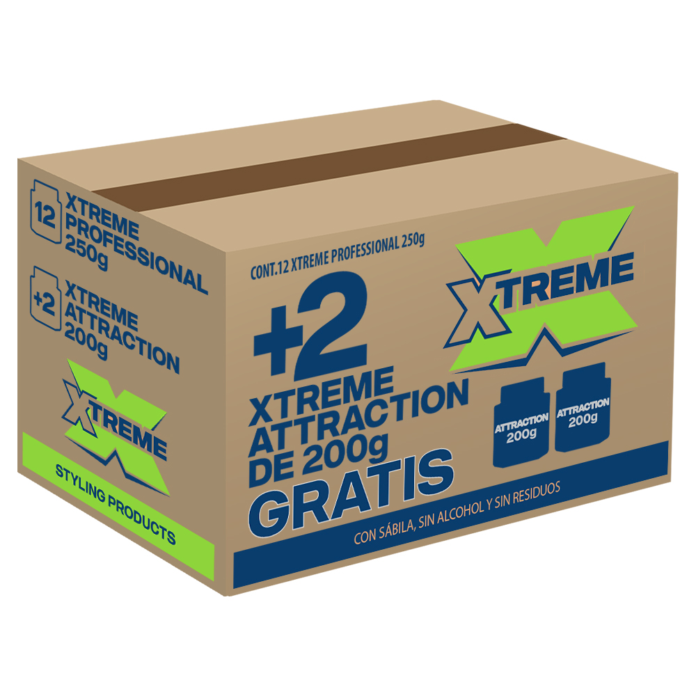 GEL XTREME 1/12/250 GR TRANSP.