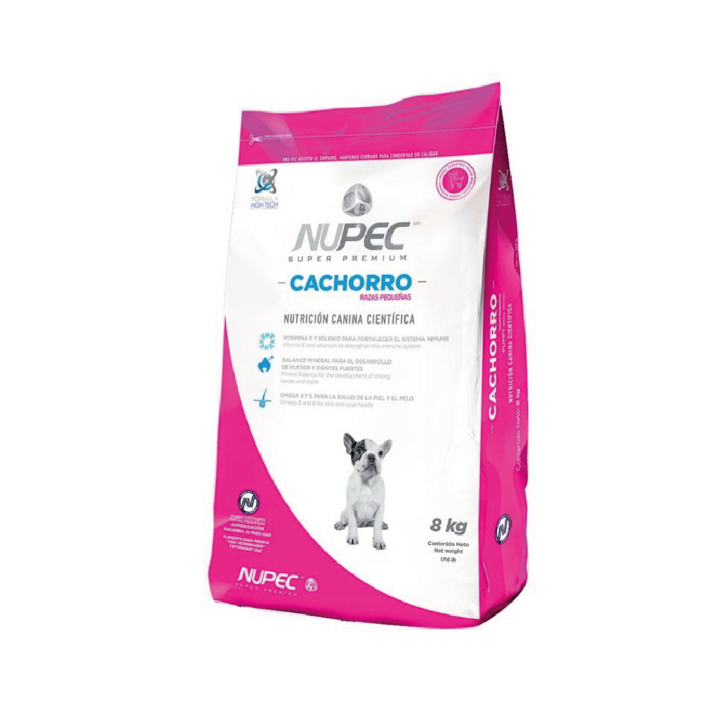 NUPEC CACHORRO RAZAS PEQUEÑAS 1/8 KG