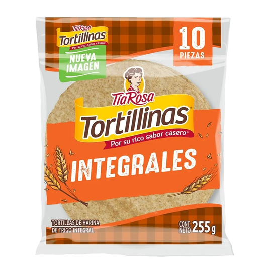 TORTILLA DE HARINA INTEGRAL 10PZ