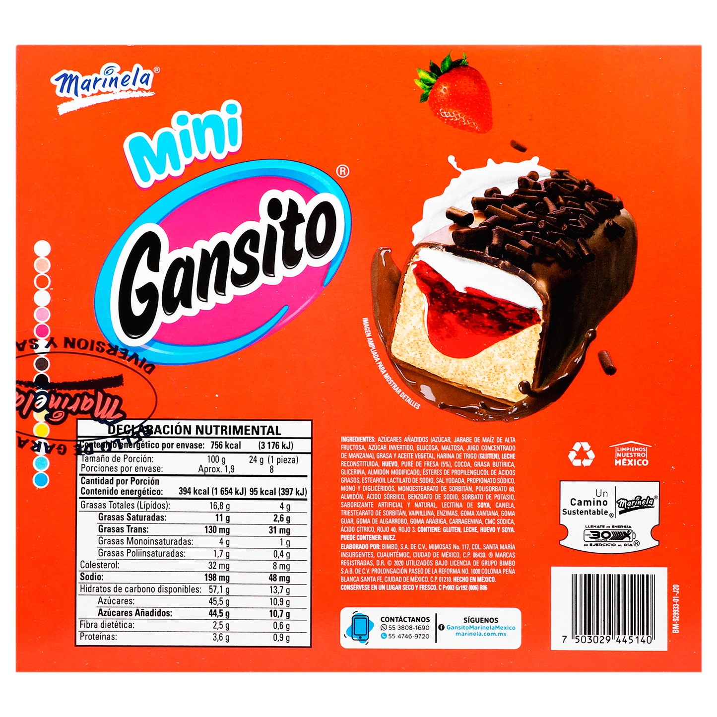 MINI GANSITO 12/8/192 GRS