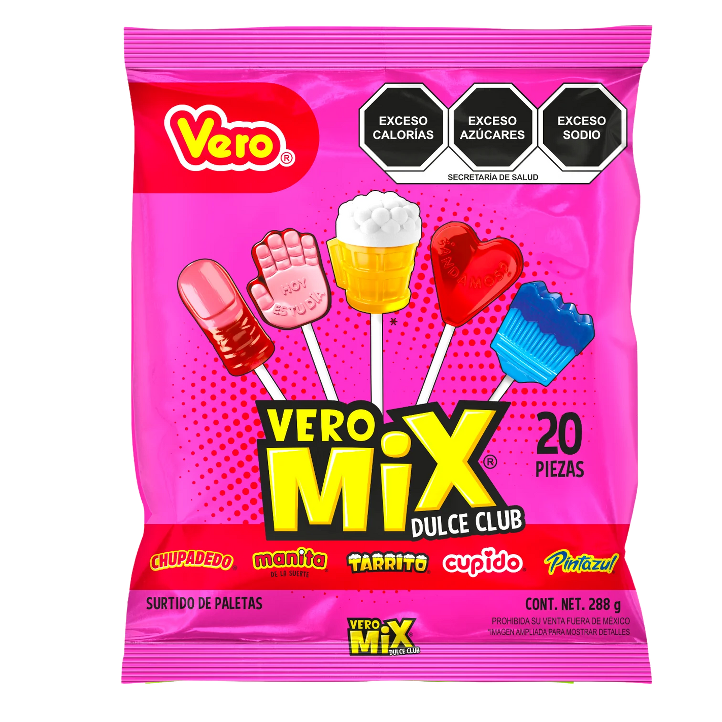 VERO PAL MIX DULCE CLUB 24/20/14.4 GRS