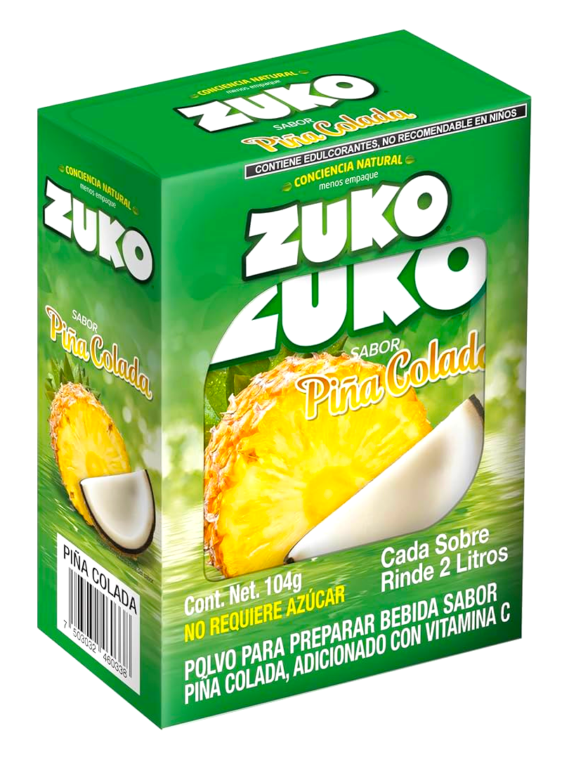 ZUKO PINA COLADA 13 GR EXHIB 8 SOB