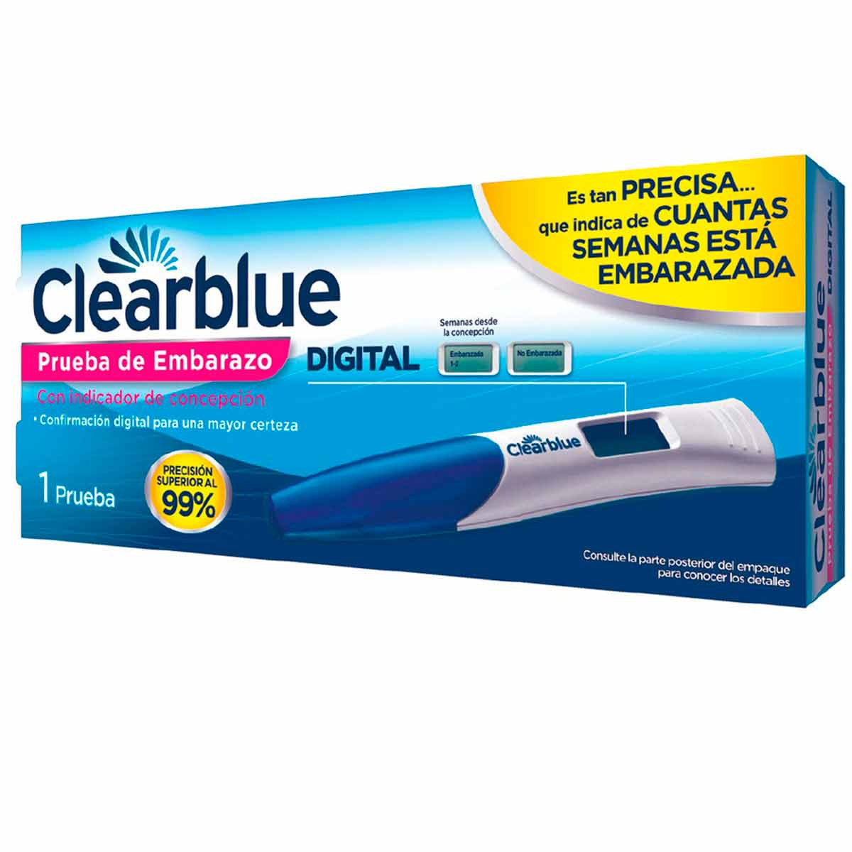 Clear blue shops test embarazo precio