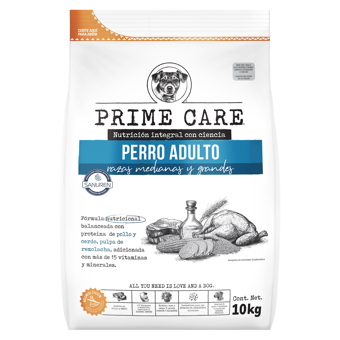 PRIME CARE ADULTO R.MEDGDE 1/10 KGM
