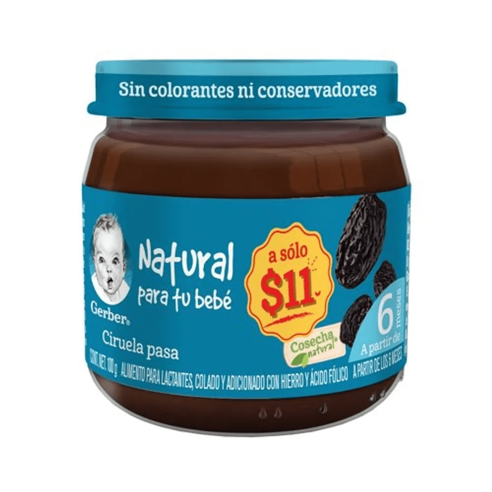 GERBER 2A ET 24/100GR CIRUELA PASA
