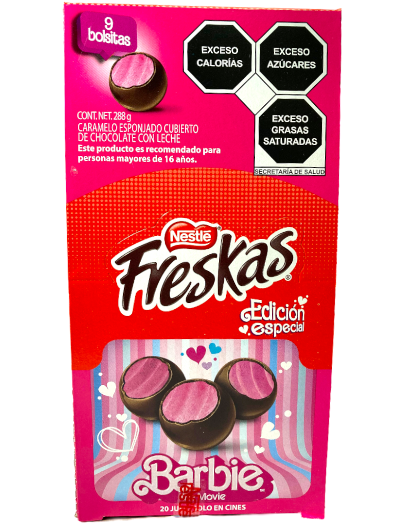 NESTLE FRESKAS BARBIE 16/9/32 GR