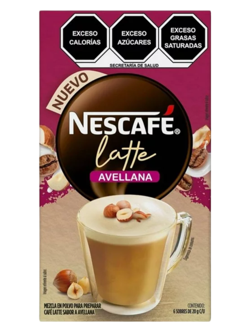 NESCAFE CAPUCCINO 6/6/20GR AVELLANA