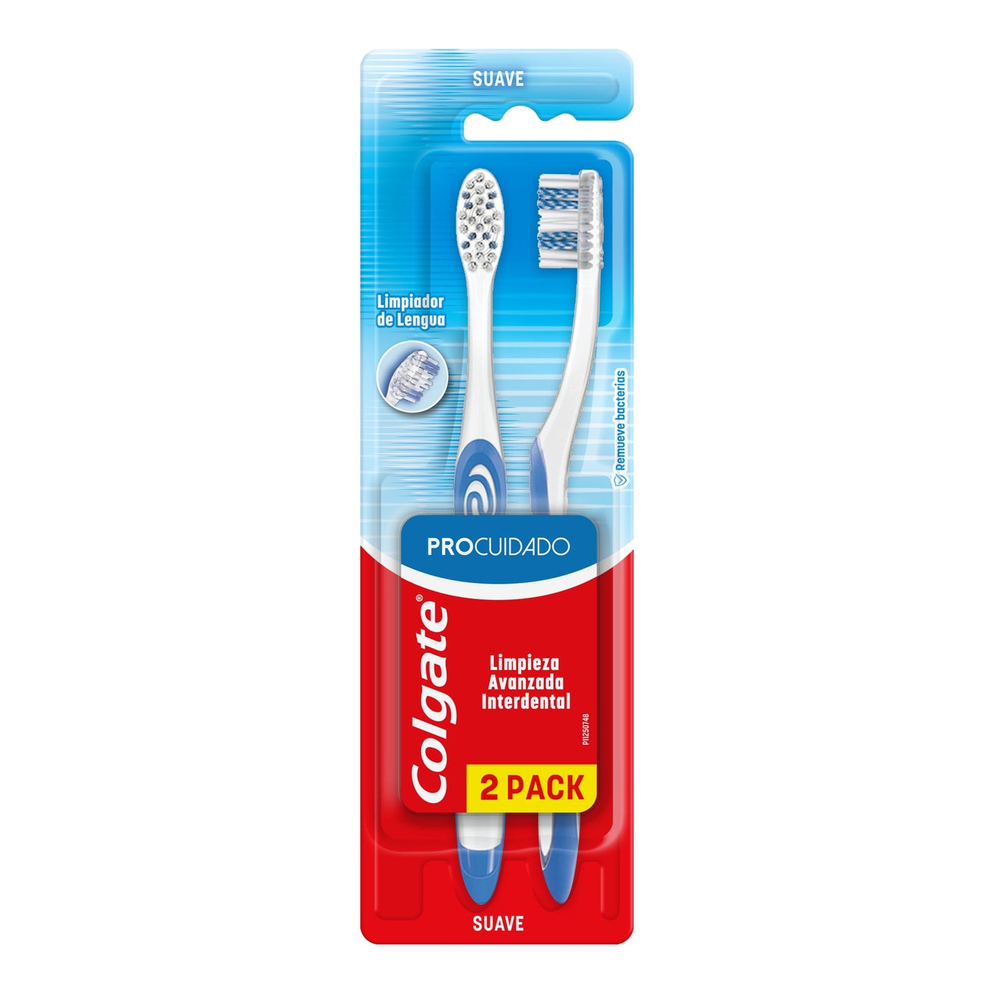 Cepillo de Dientes Colgate Pro Cuidado, 2 pzas