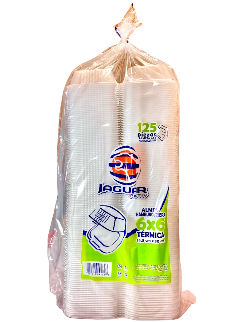 ALMEJA 6X6 HAMBURGUESA 4/125