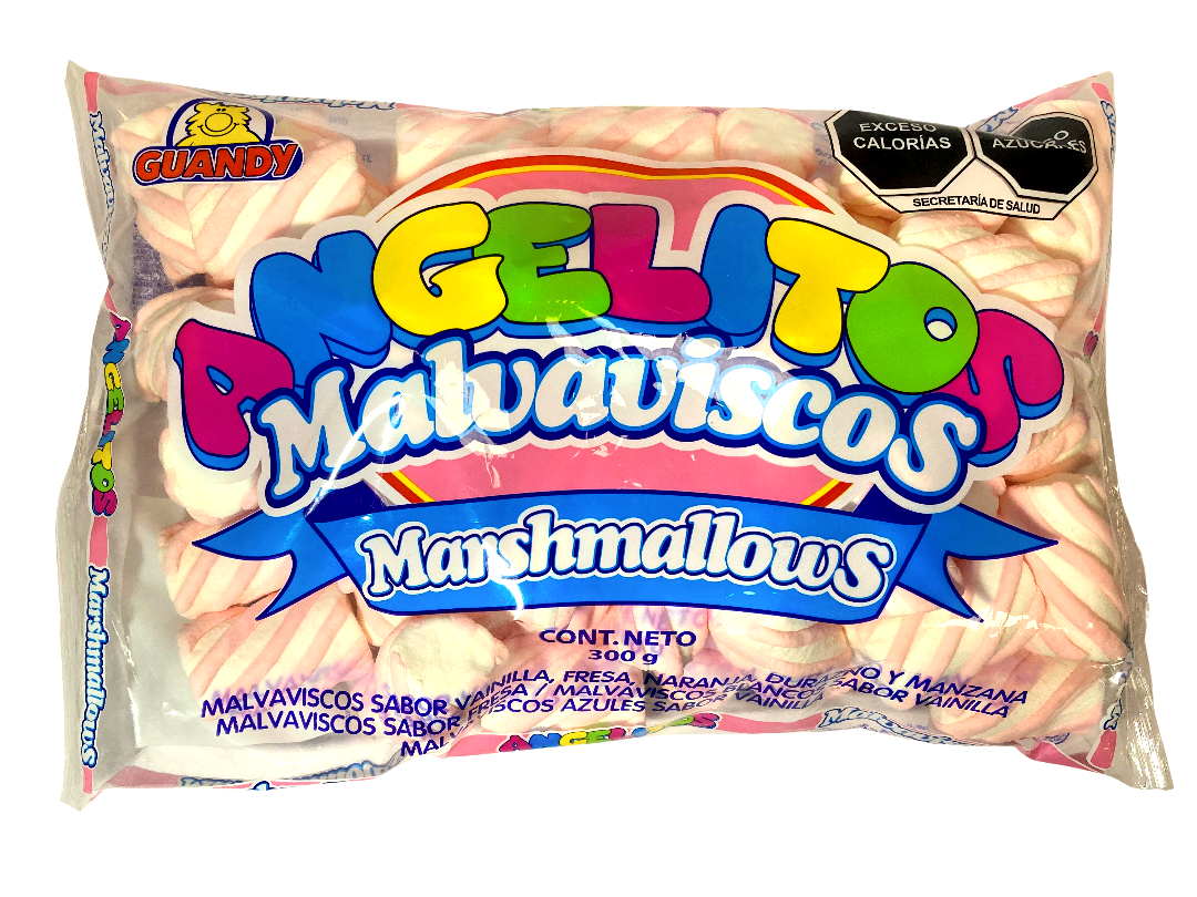 ANGELITOS MALV CHURRO ROSA 20/300 GR