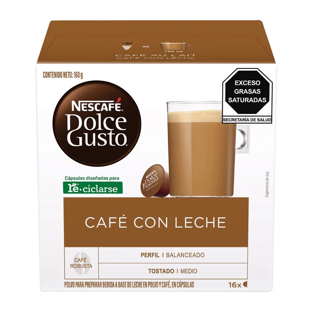 DOLCE CAPSULA AU LAIT 3/16/160GR