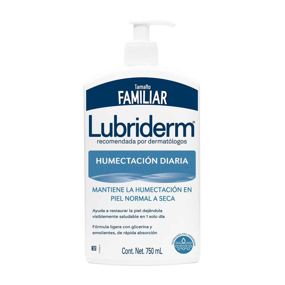 LUBRIDERM 6/750 ML HUM.DIARIA