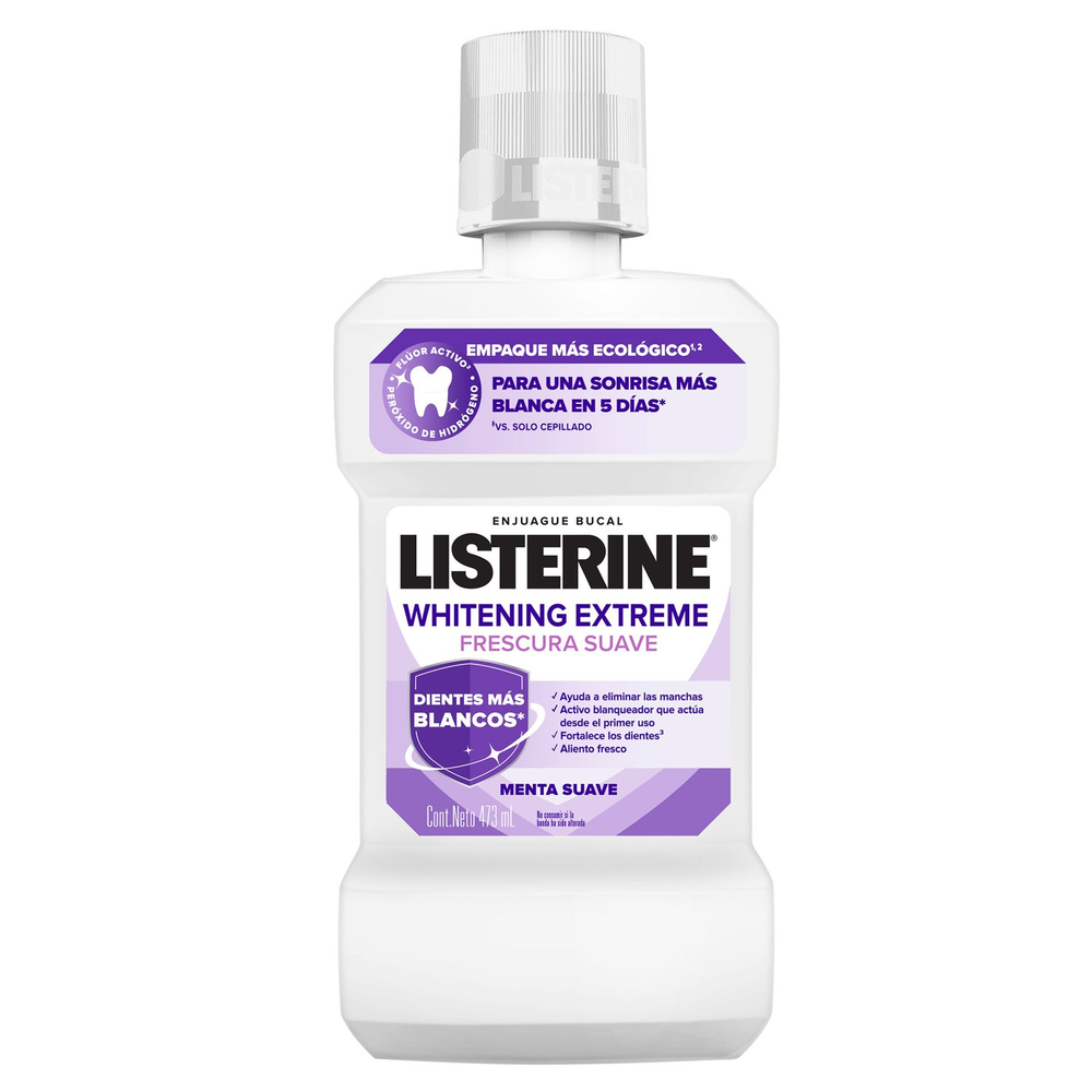 LISTERINE 12/473 ML WHITE EXTREME