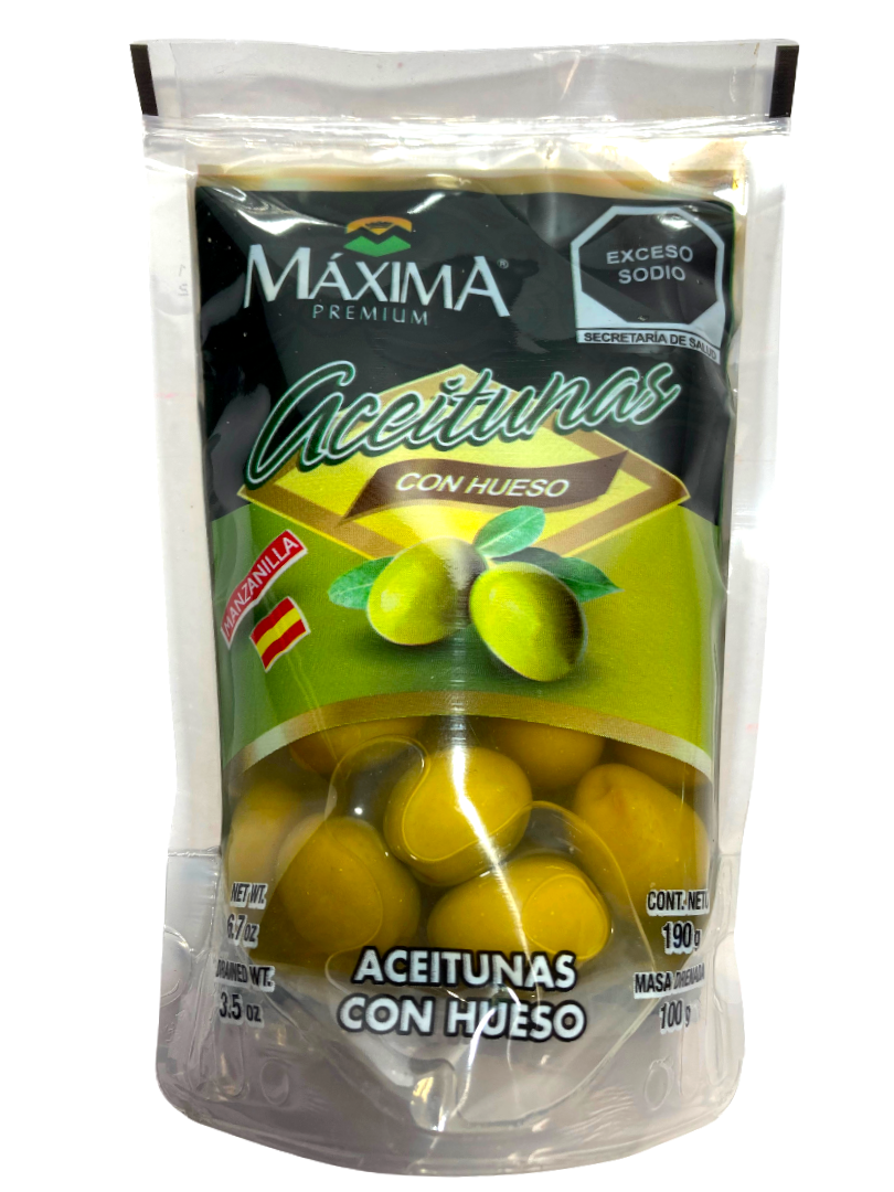 ACEITUNA MAX.C/HUESO DOYPACK 24/190 GR