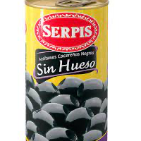 ACEITUNA NEGRA SERPIS 1/350GR