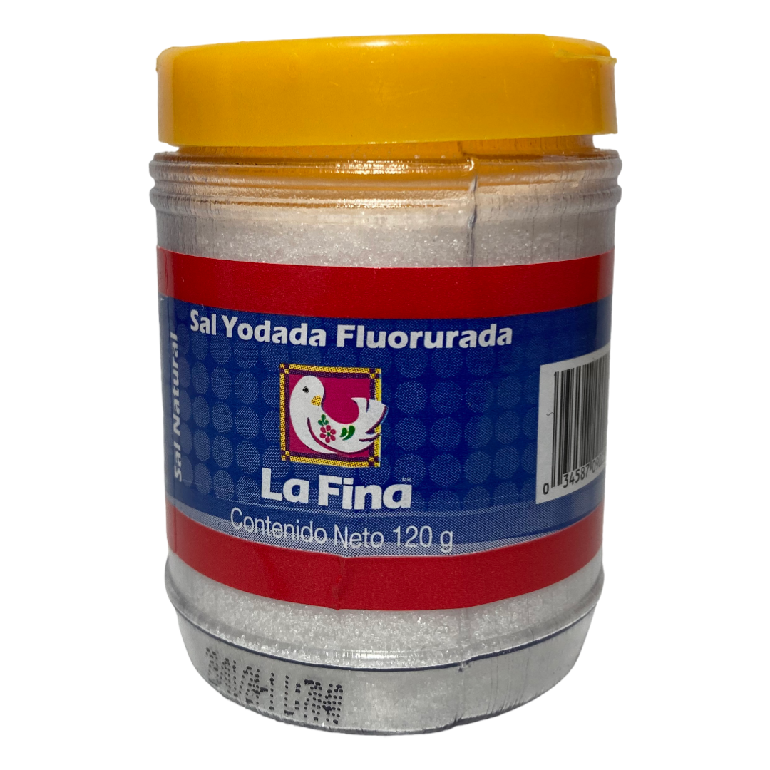 LA FINA SAL BOTE 12/120GR YOD/FLUOR