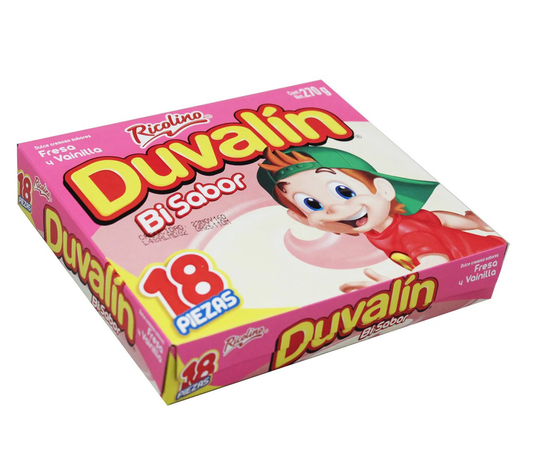 DUVALIN FRESA / VAINILLA 24/18 PZAS