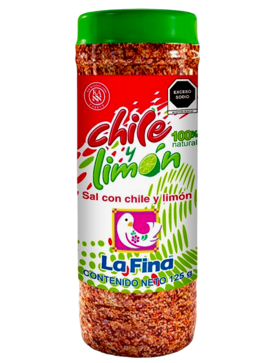 SAL LA FINA CHILE LIMON 16 125GR