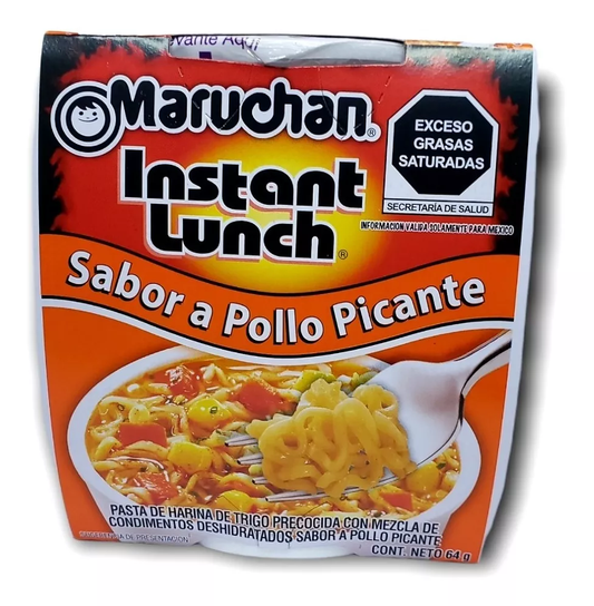 MARUCHAN 12 64GR POLLO PICANTE