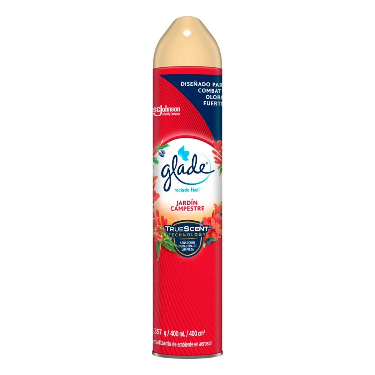 GLADE AERO 12/400ML JARDIN CAMPEST.