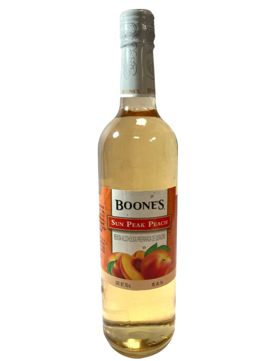 BOONES SUN PEAK PEACH 12/750ML