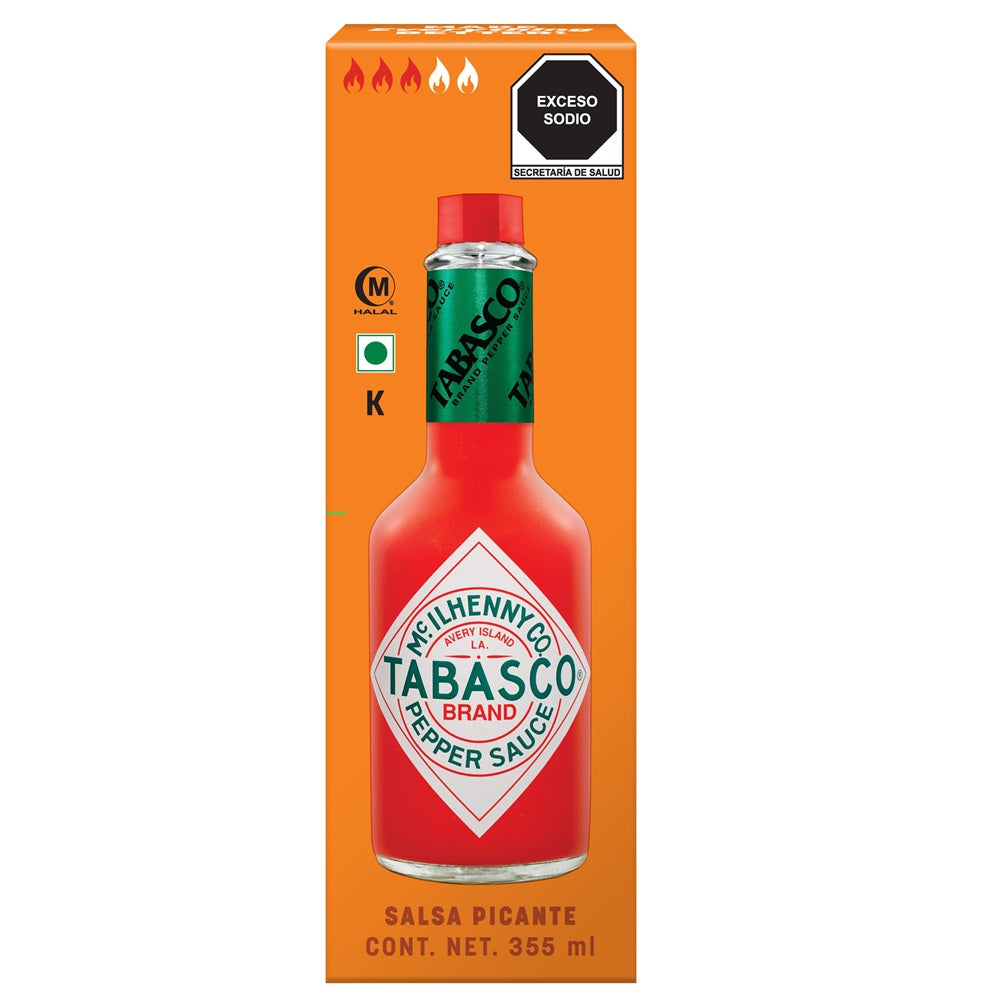 SALSA TABASCO 12/355 ML