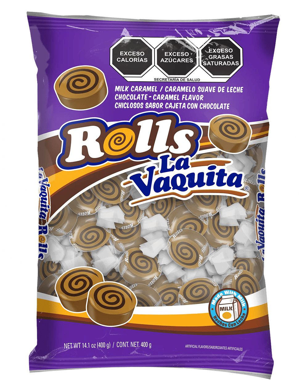 CANELS CAR ROLLS CHOCO CAJETA 20/400GR