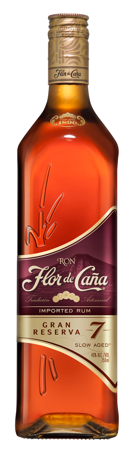 RON FLOR DE CANA 7 ANOS 12/750 ML
