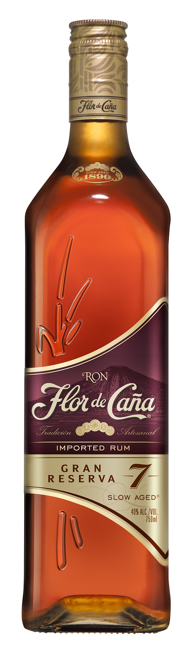 RON FLOR DE CANA 7 ANOS 12/750 ML