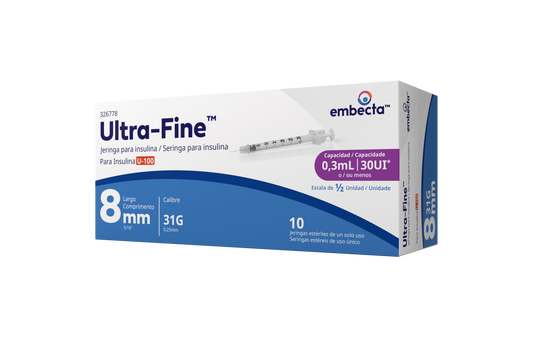 JERINGA INS.UF 40/10/0.3 ML 31X8