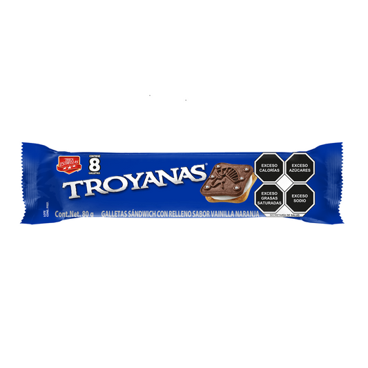 Galletas Troyanas Combinado 80 G Tres Estrellas