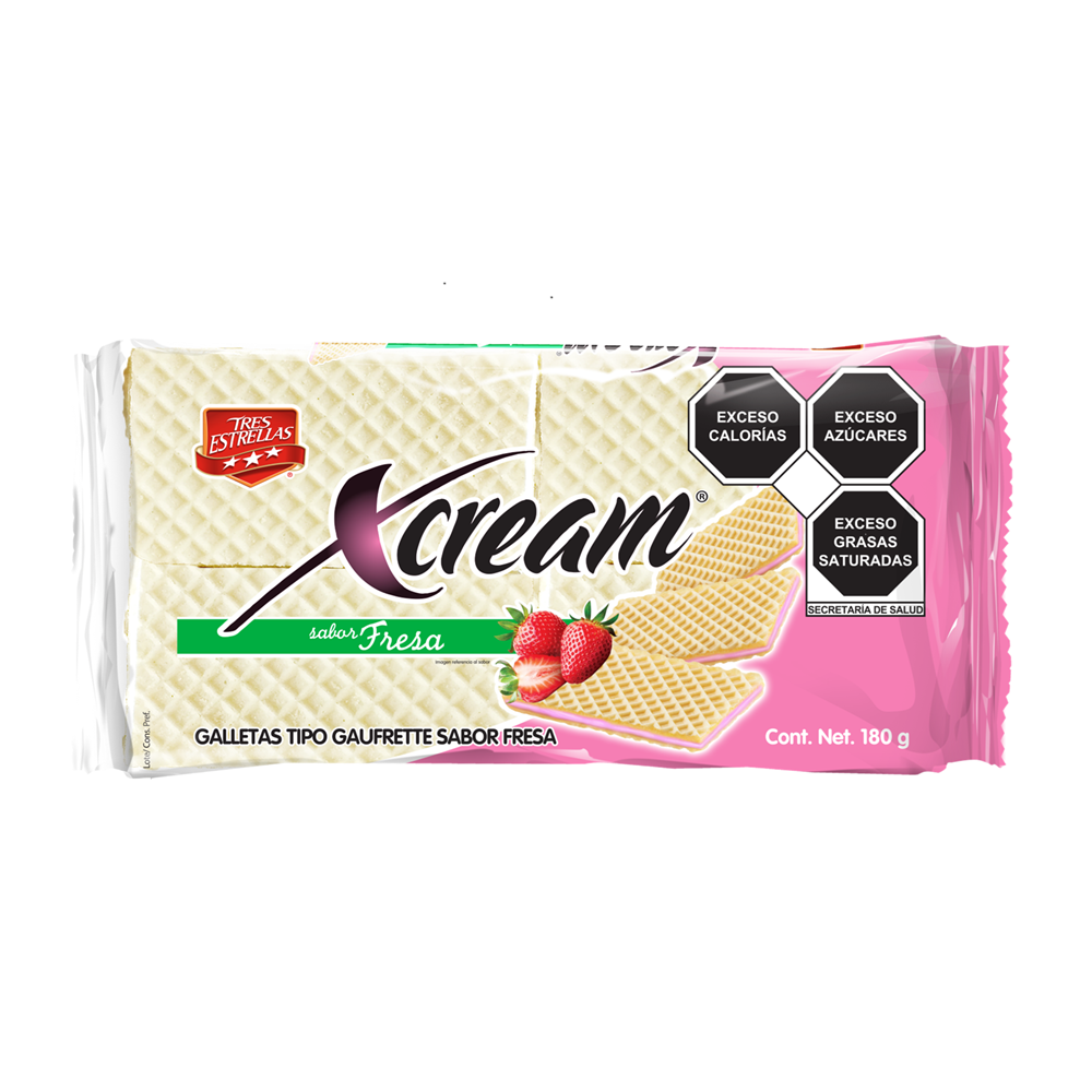 G TRES EST XCREAM 20/180GR FRESA