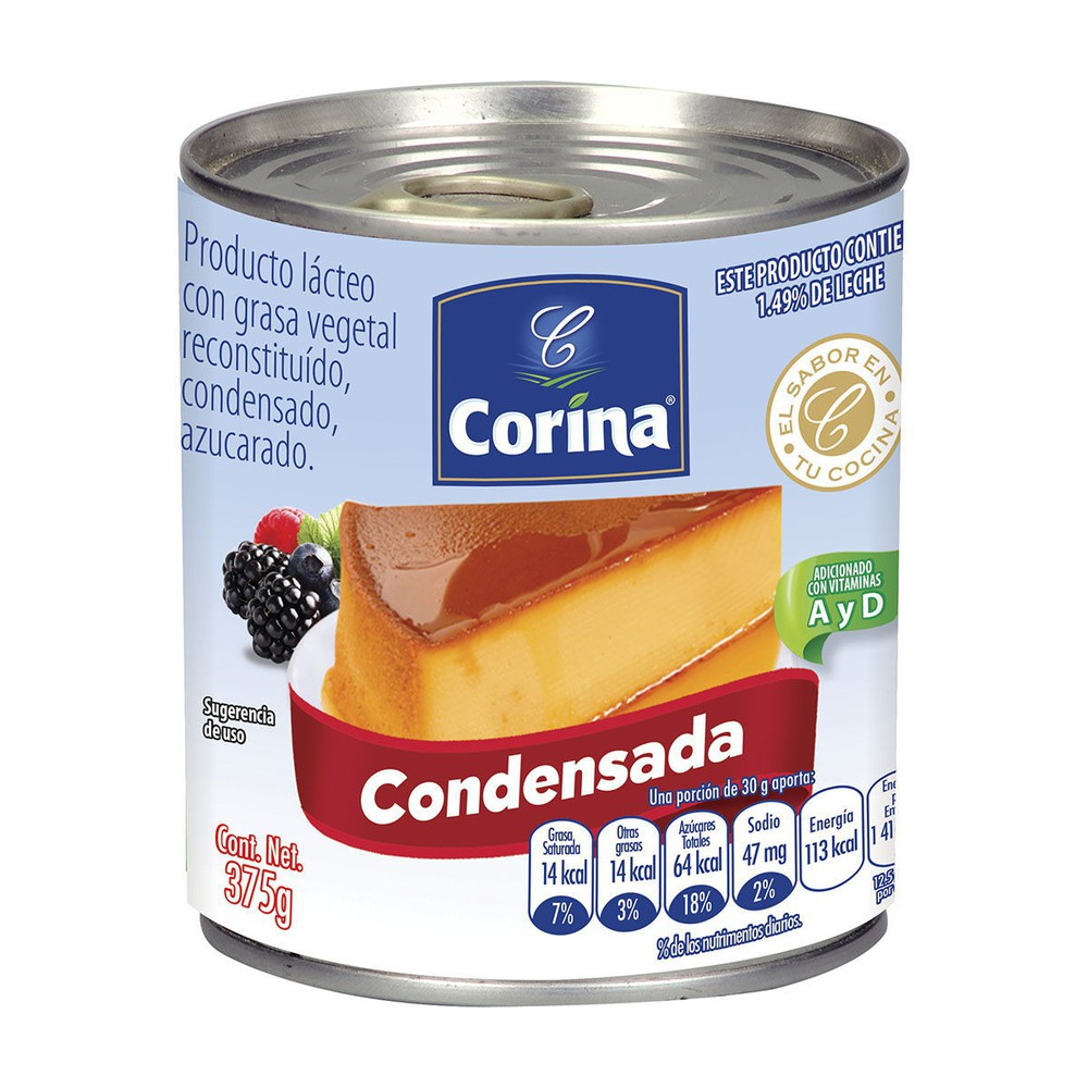 LECHE COND. CORINA 48/375 NVO