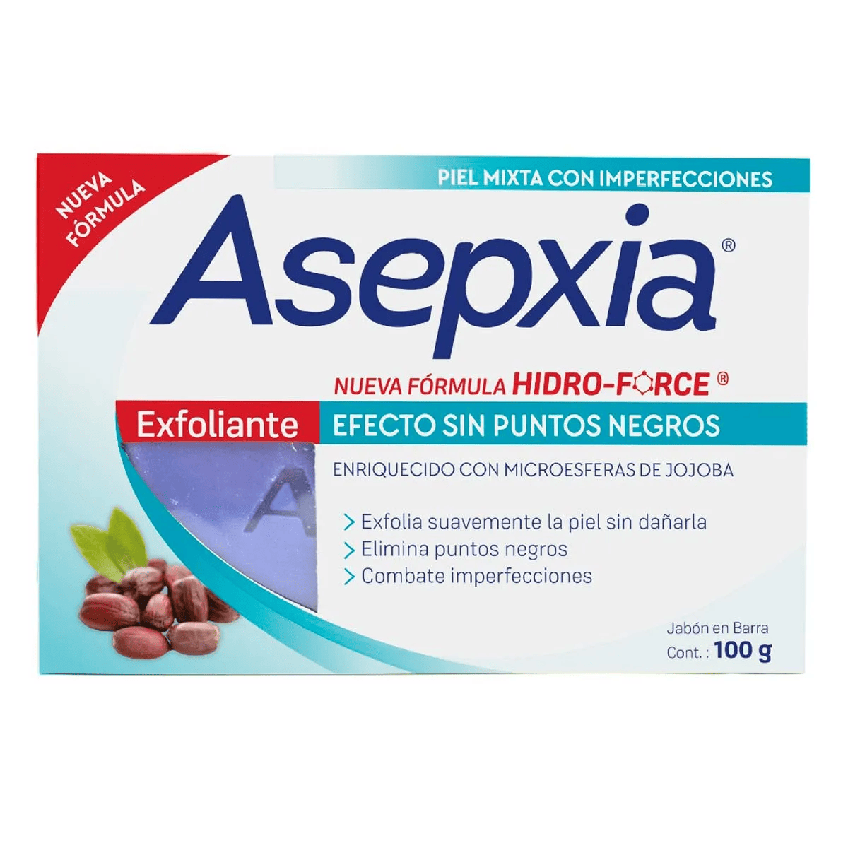 ASEPXIA JABON 20/100 GR EXFOLIANTE