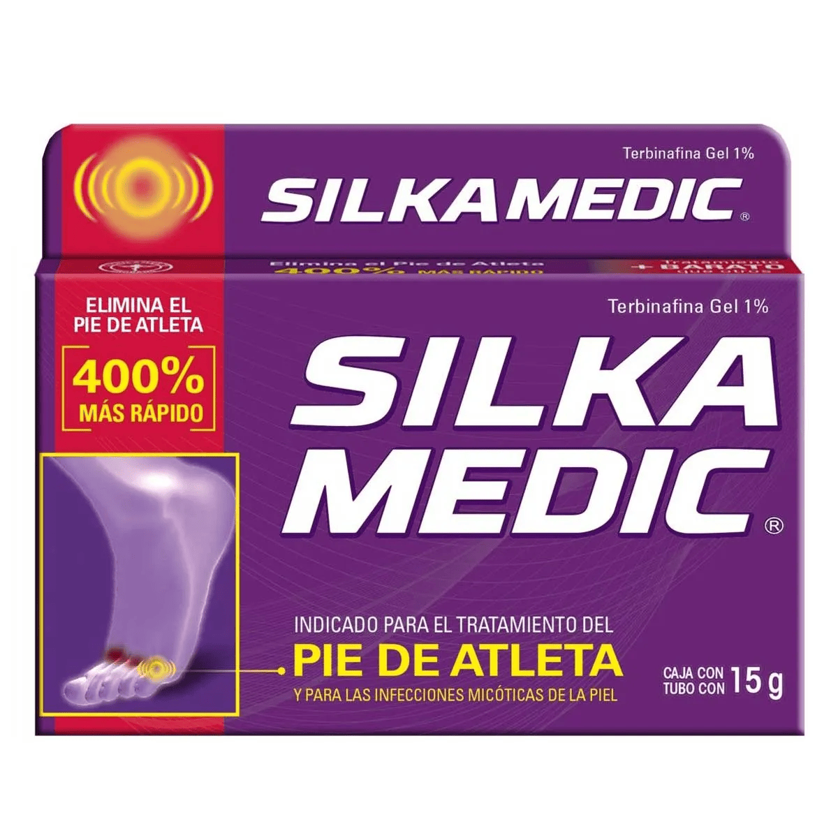 SILKAMEDIC ANTIMICOTICO 10/15 GR