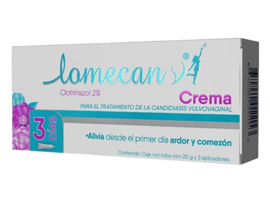 LOMECAN V CREMA VAGINAL 10/20 GR