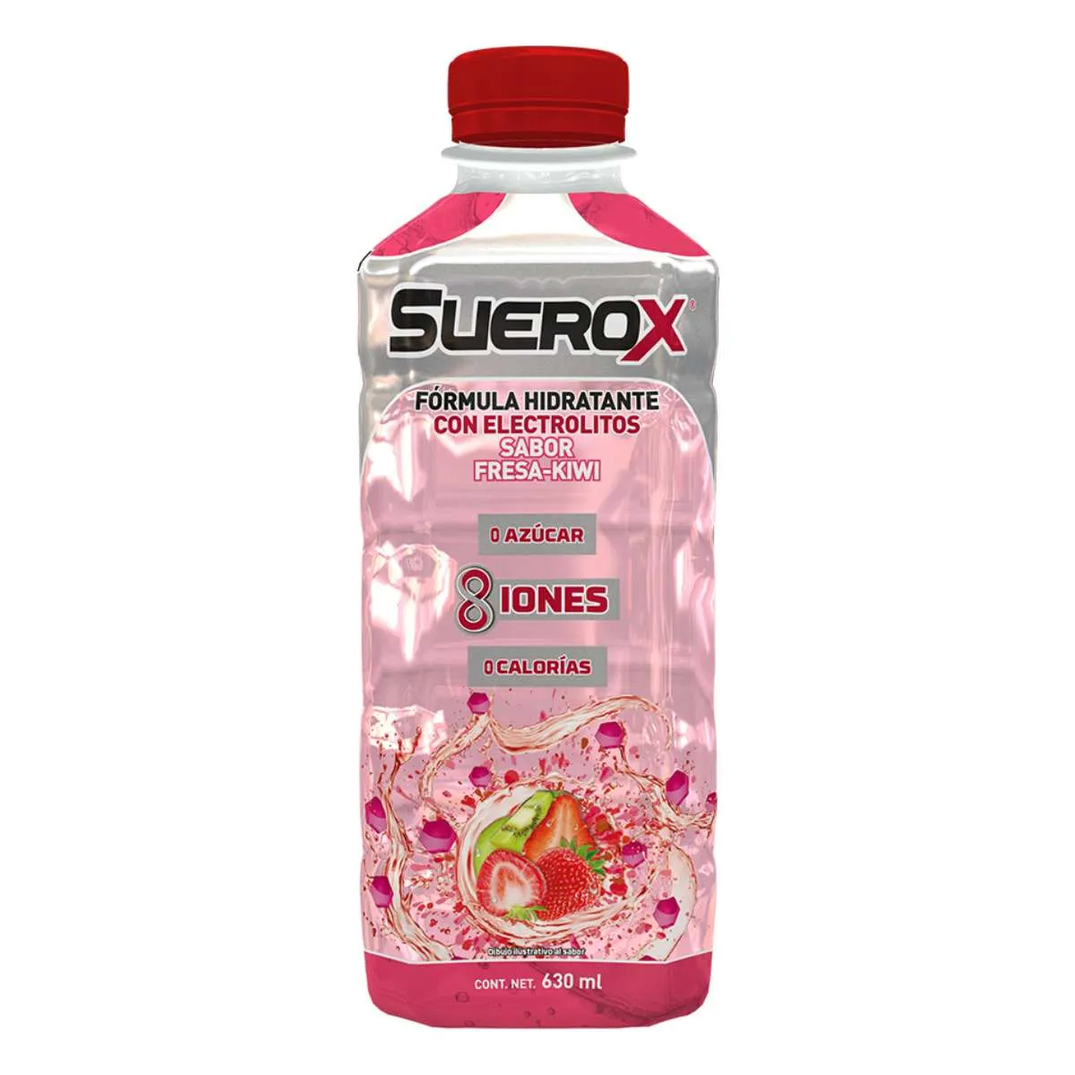 SUEROX ADULTO 12/630 ML FRESA-KIWI