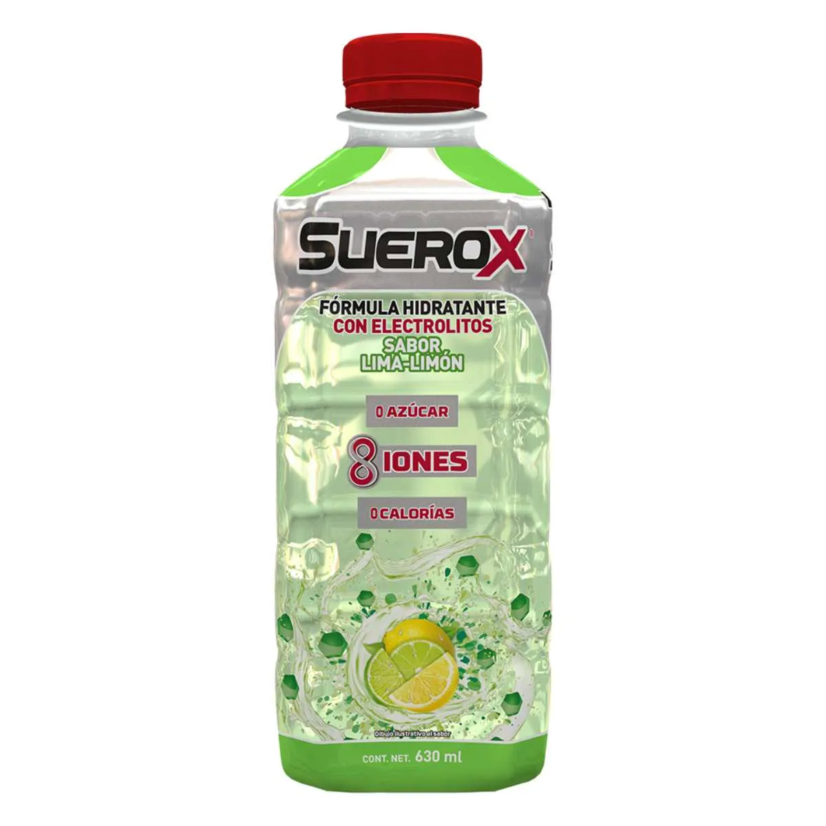 SUEROX ADULTO 12/630 ML LIMA-LIMON