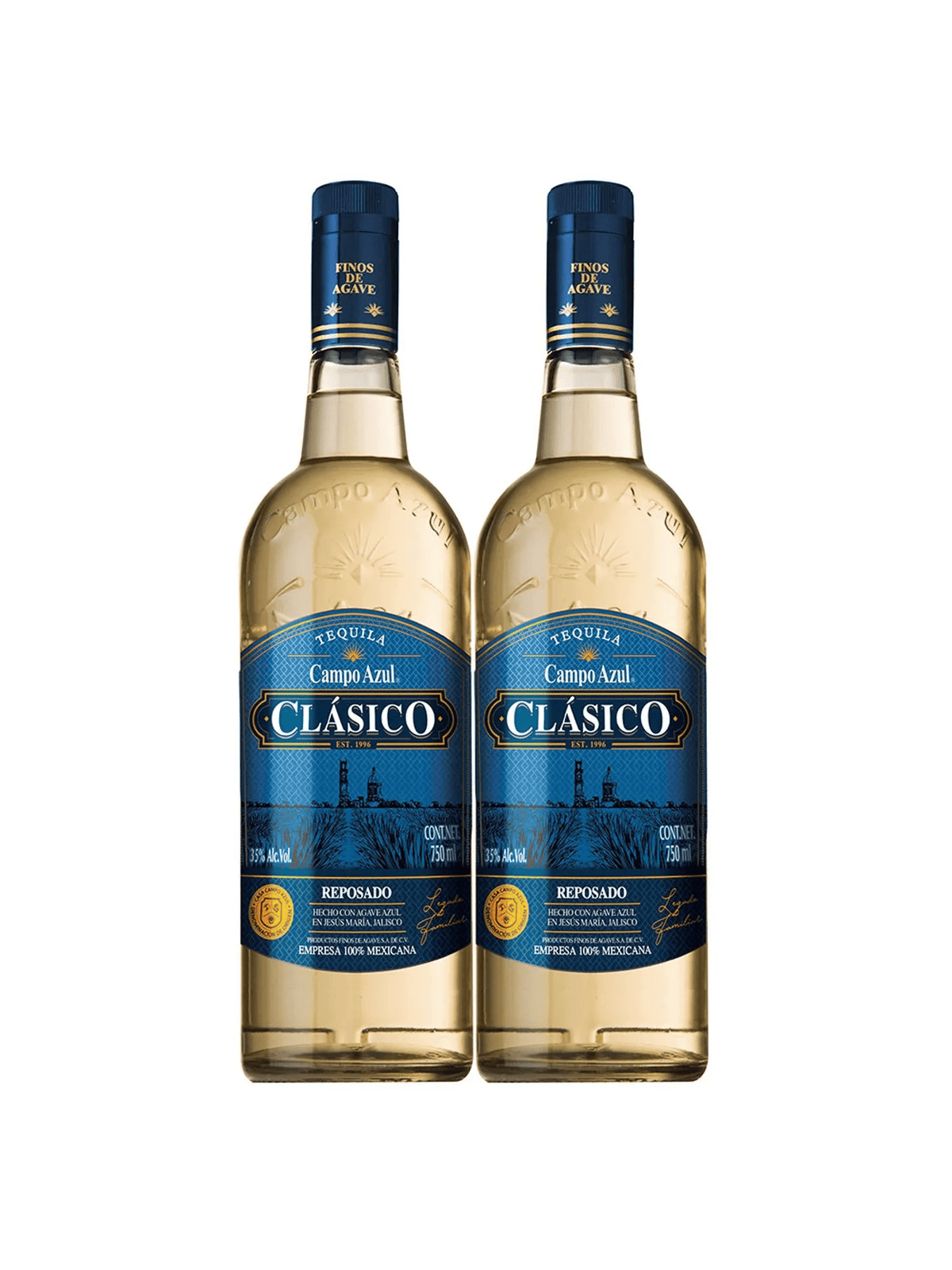 TEQ.CAMPO AZUL REP. 2X1 12/750ML