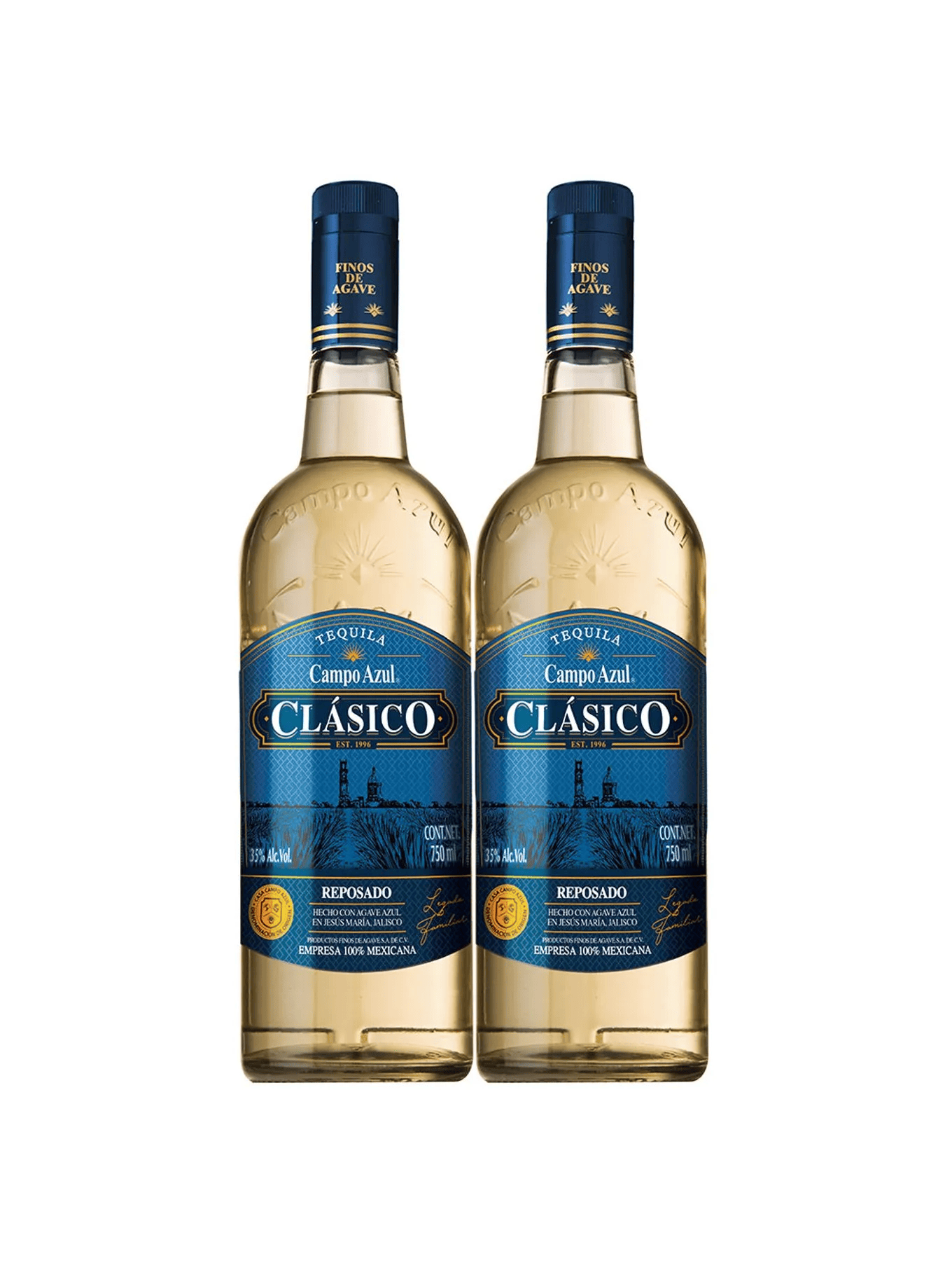 TEQ.CAMPO AZUL REP. 2X1 12/750ML