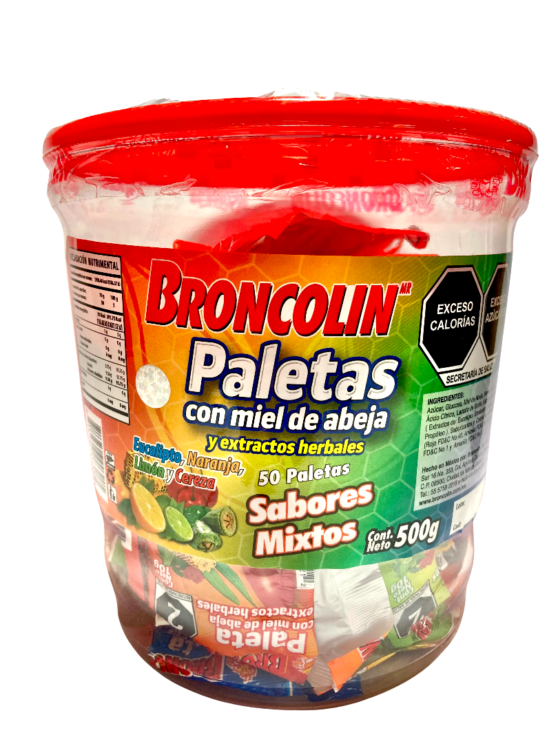 BRONCOLIN VITRO.MIXTO 12/50 PZAS