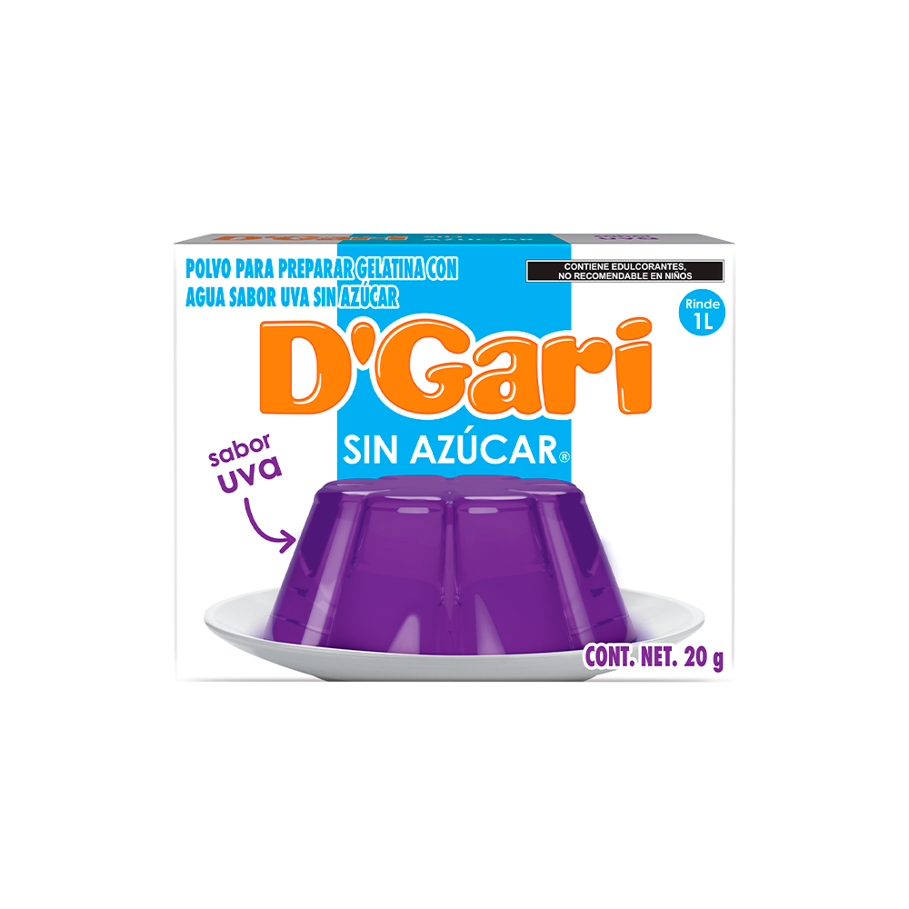 GELATINA DGARI S/AZU 24/20 UVA