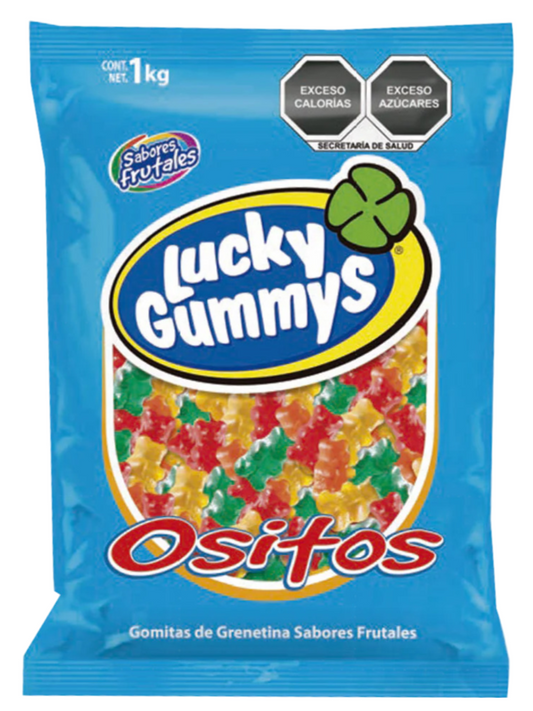 LUCKY GUMMYS OSOS BRILLO 8/1 KG