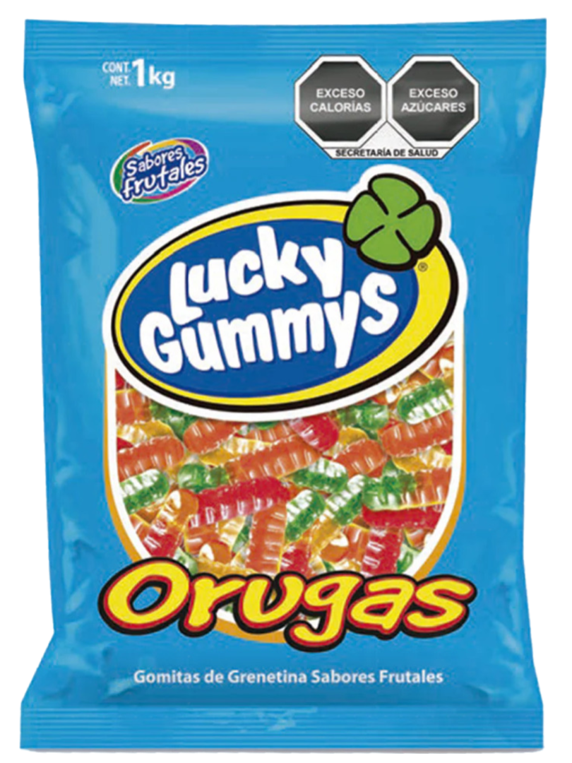 LUCKY GUMMYS ORUGAS BRILLO 8/1K